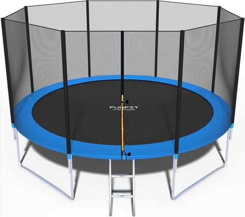 Grote Trampoline 404 cm met Veiligheidsnet - Inklapbare L..., Kinderen en Baby's, Speelgoed | Buiten | Trampolines, Nieuw, Ophalen of Verzenden