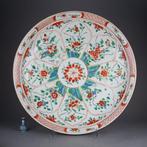 Kangxi ca. 1700 - Large (36,0 cm) - Bord - Large! - Peonies,, Antiquités & Art