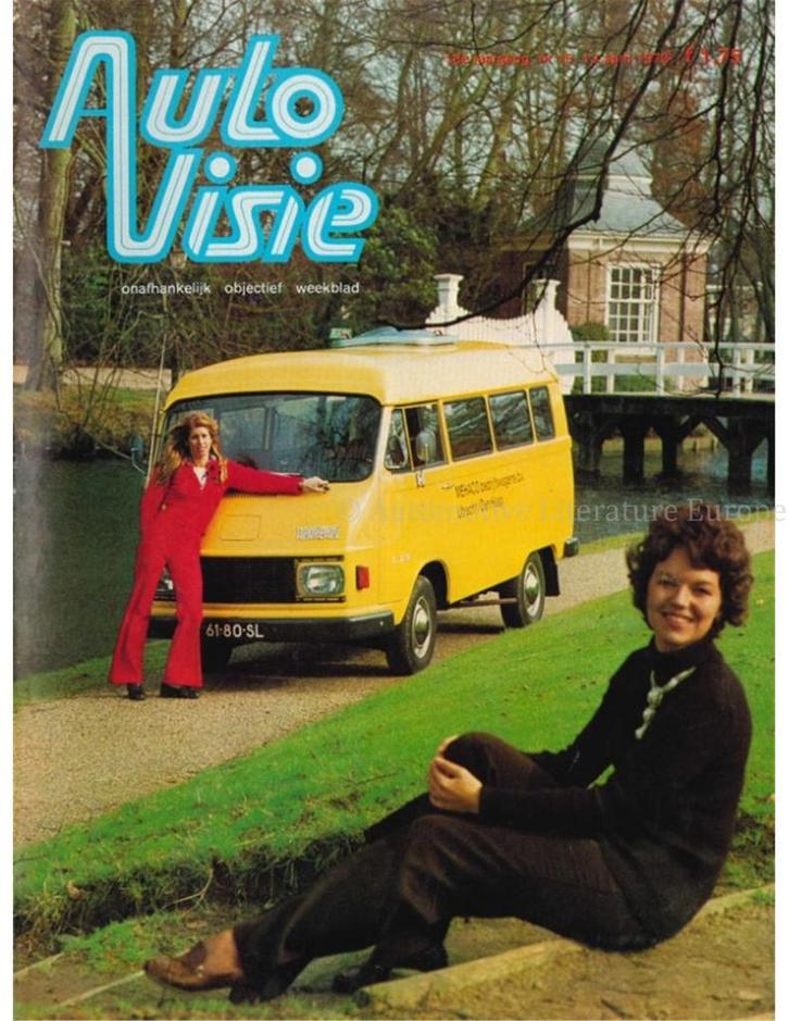 1973 AUTOVISIE MAGAZINE 15 NEDERLANDS, Livres, Autos | Brochures & Magazines, Enlèvement ou Envoi
