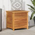 vidaXL Tuinbox met jaloezieën 60x50x56 cm massief acaciahout, Verzenden, Nieuw