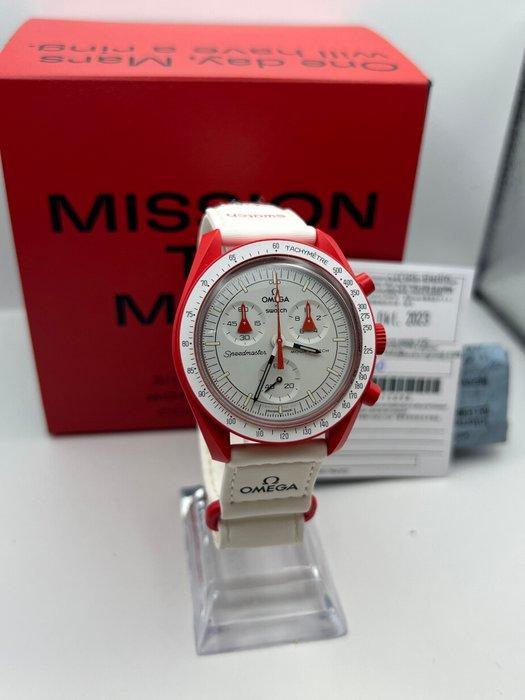 Omega x Swatch - MoonSwatch - Mission to Mars - Zonder, Bijoux, Sacs & Beauté, Montres | Hommes