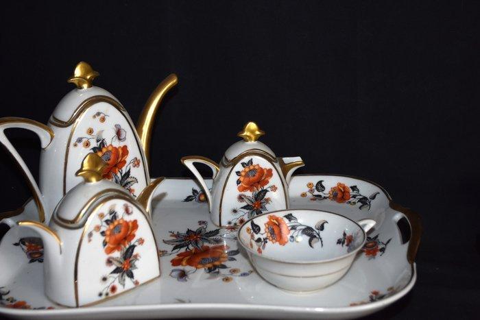 Limoges - Koffieservies (5) - Porselein, Antiek en Kunst, Antiek | Meubels | Tafels