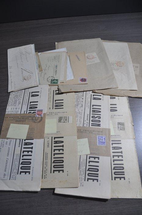 België - Doos vol met oude Postwaardenstukken, Covers en, Postzegels en Munten, Postzegels | Europa | België