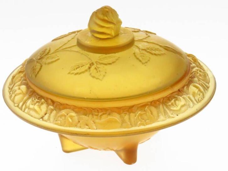 Bonbonière van persglas, Antiek en Kunst, Antiek | Glaswerk en Kristal, Verzenden