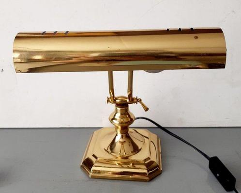 Lamp - Notarislamp - Messing, Antiek en Kunst, Curiosa en Brocante