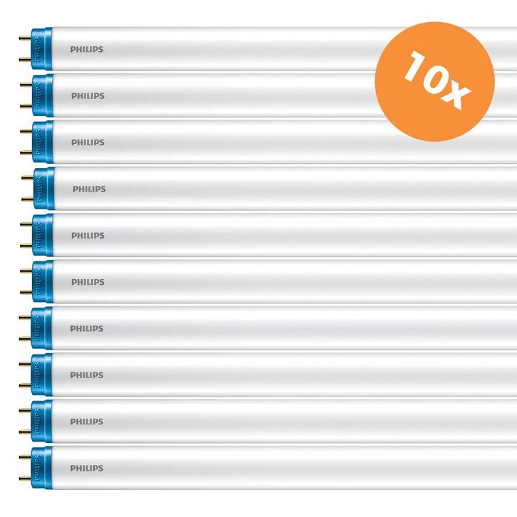 10x Philips Corepro LED Tube 60cm 8W 4000K Neutraalwit T8, Doe-het-zelf en Bouw, Bouwverlichting, Ophalen of Verzenden