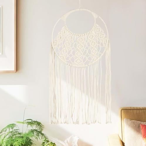 vidaXL Wandhanger macramé 40x80 cm katoen, Huis en Inrichting, Stoffering | Tapijten en Vloerkleden, Nieuw, Verzenden