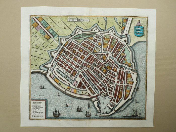Nederland - Enkhuizen; M. Merian - Enckhuysen - 1651-1660, Boeken, Atlassen en Landkaarten
