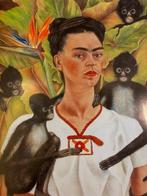 Frida Kahlo - Autorretrato con monos / 1943, Antiek en Kunst