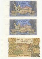 Algérie. - 2 x 5 and 1 x 100 Dinars 1970 - Pick 126, 128