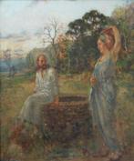 Meindert Butter (1877-1940) - Jezus en de Samaritaanse vrouw, Antiek en Kunst