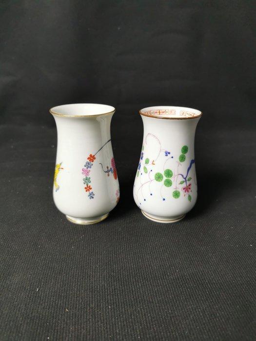 Meissen - Kakiemon - 2 Vasi - H.10cm - 1.Wahl - Vaas (2) -, Antiek en Kunst, Antiek | Glaswerk en Kristal
