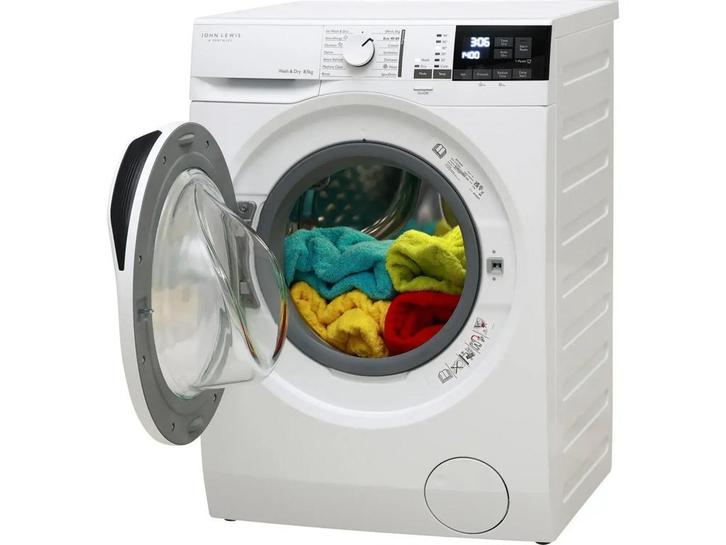 John Lewis Jlwd7852 Was-droogcombinatie 8-5kg  Energieklasse, Elektronische apparatuur, Was-droogcombinaties, Ophalen of Verzenden