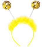 Gouden Hoofdband Discoballen, Verzenden, Nieuw