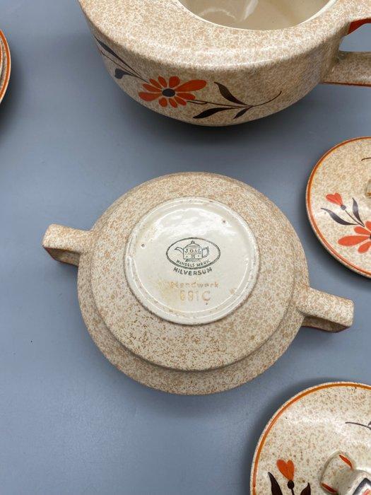 J.G.&Z handelsmerk Hilversum - Handwerk C691C - Theeservies, Antiek en Kunst, Kunst | Designobjecten