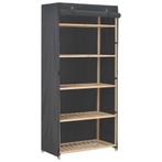 vidaXL Kledingkast 79x40x170 cm stof grijs, Huis en Inrichting, Kasten | Kleerkasten, Verzenden, Nieuw