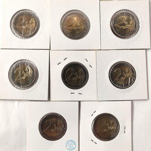 France, Malte. 2 Euro 2009/2023 (8 coins) (Sans Prix de, Postzegels en Munten, Munten | Europa | Euromunten