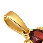 Hanger - 18 karaat Geel goud - 3.95ct. tw. Granaat, Handtassen en Accessoires, Antieke sieraden