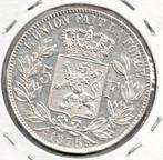 België. Leopold II. 5 Francs jaar 1875 Leopold 2 morin nr, Postzegels en Munten