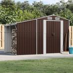 vidaXL Tuinschuur 277x192,5x179 cm gegalvaniseerd staal, Tuin en Terras, Verzenden, Nieuw