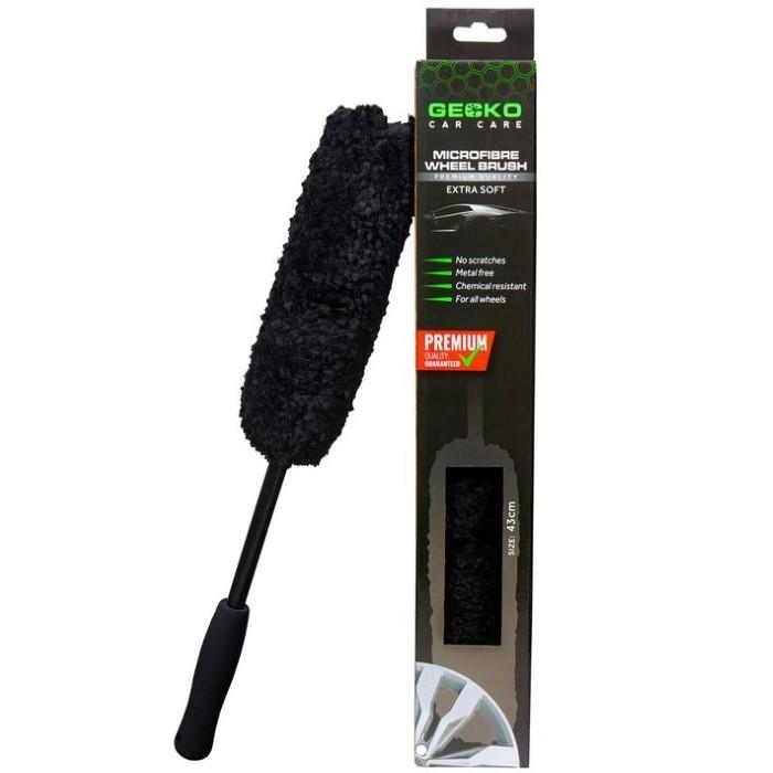 Gecko Microvezel Velgenborstel 43cm Extra Zacht, Auto diversen, Onderhoudsmiddelen, Verzenden