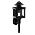 Buitenverlichting wand vierkant Klassieke wandlantaarn Zwart, Tuin en Terras, Verzenden, Nieuw