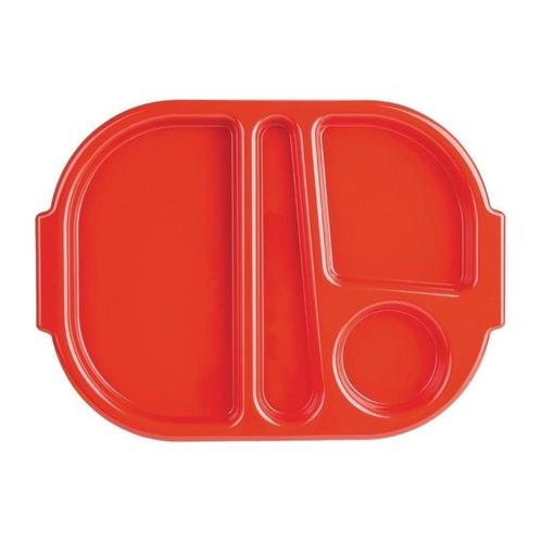 Dienbladenset | KRISTALLON | Polycarbonaat | Rood |, Zakelijke goederen, Horeca | Keukenapparatuur, Nieuw in verpakking, Verzenden