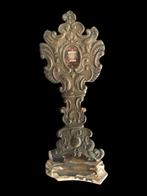 Reliquaire - Relique De Sindone Christ Jesus - 1700-1750, Antiquités & Art