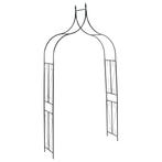 vidaXL Tuinboog 142x37x275 cm ijzer donkergroen, Tuin en Terras, Palen, Balken en Planken, Verzenden, Nieuw
