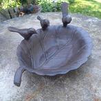 Vasque pour oiseaux - Fonte - Lieu dalimentation - 28 cm