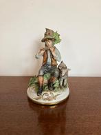 Capodimonte - Beeldje - Shepherd Boy with Goat - Porselein