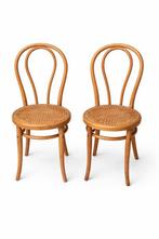 Thonet - Michael Thonet - Stoel (2) - Hout, paglia di Vienna