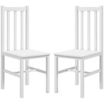 TRUUSK Set van 2 Eetkamerstoelen - Keukenstoelen met Rugleun, Verzenden, Nieuw