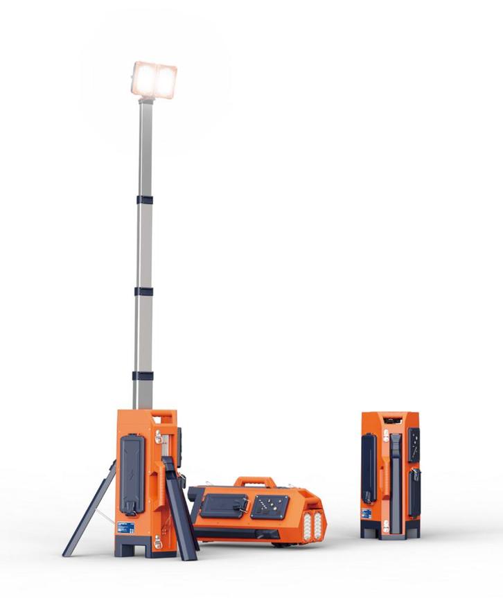 VOC-MOBLI-200 mobiele LED lichtmast, Huis en Inrichting, Lampen | Overige, Nieuw, Verzenden