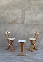 Enolinea - Chaise pliante (3) - Bois, Plastique