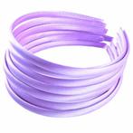 Fako Fashion® - Diadeem - Satijn - 10mm - Lichtpaars - 10, Handtassen en Accessoires, Uiterlijk | Haarverzorging, Verzenden, Nieuw