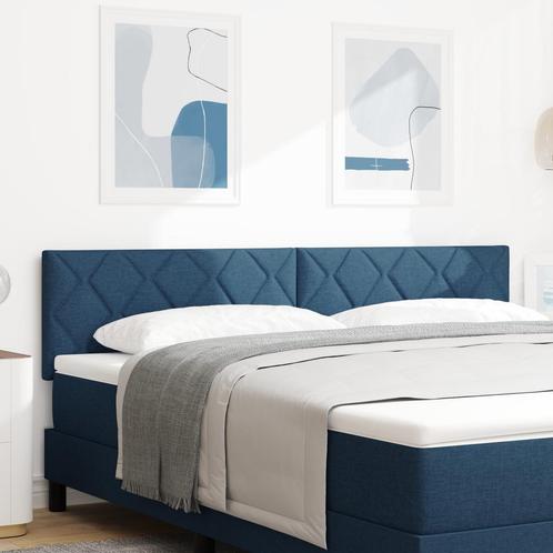 vidaXL LED Hoofdbord in Blauw met Diamantpatroon 180 cm, Huis en Inrichting, Slaapkamer | Bedden, Nieuw, Verzenden
