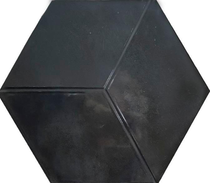 19,8X22,8 HEX KINGSBURY NEGRO Glans, Doe-het-zelf en Bouw, Tegels, Ophalen of Verzenden