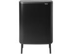 Brabantia Bo Touch Bin Hi Prullenbak - 60 liter - Soft-touch, Verzenden, Zo goed als nieuw