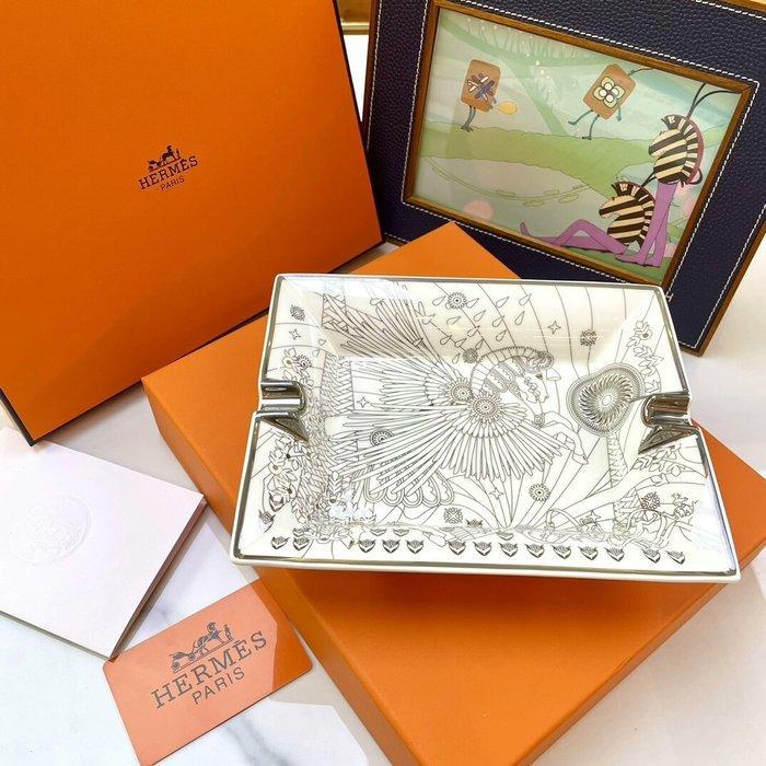 Hermès - Asbak - Bone china, Antiek en Kunst, Antiek | Glaswerk en Kristal