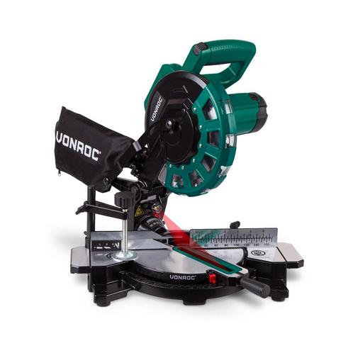 Afkortzaag 1700W - 216mm | Kap- en verstekzaag met laser, Doe-het-zelf en Bouw, Gereedschap | Zaagmachines, Nieuw, Verzenden