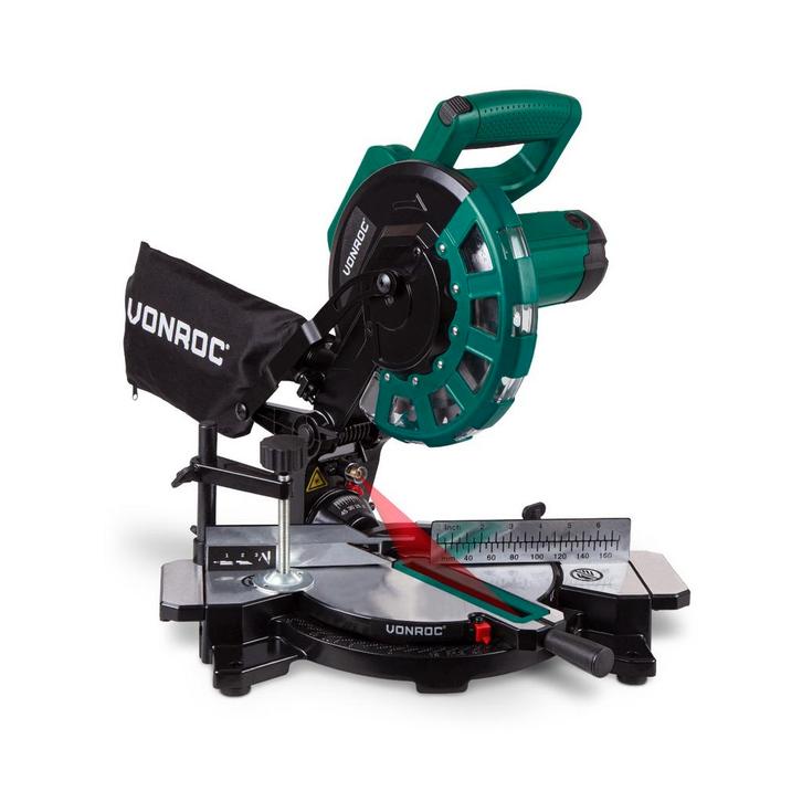 Afkortzaag 1700W - 216mm | Kap- en verstekzaag met laser, Doe-het-zelf en Bouw, Gereedschap | Zaagmachines, Nieuw, Verzenden