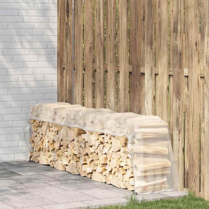 vidaXL Doorzichtig zeildoek met zeilringen 1x4 m, Doe-het-zelf en Bouw, Overige Doe-Het-Zelf en Bouw, Nieuw, Verzenden