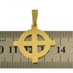 Kruishanger - 18 karaat Geel goud, Handtassen en Accessoires, Antieke sieraden