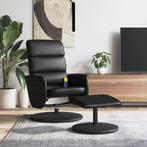 vidaXL Massagestoel verstelbaar met voetenbankje kunstleer, Huis en Inrichting, Fauteuils, Verzenden, Nieuw