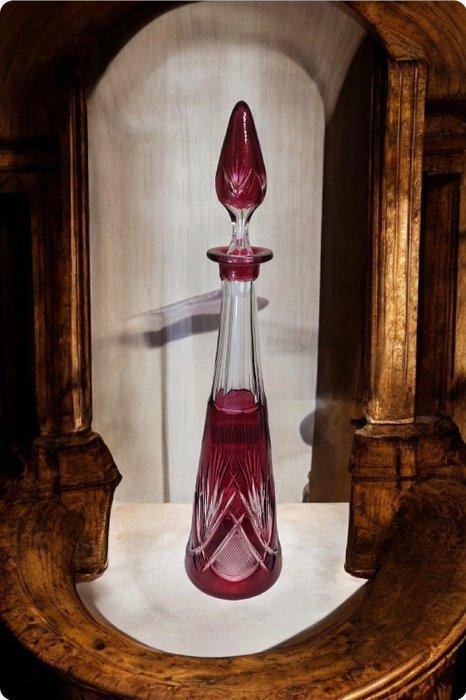 Val Saint Lambert - Karaf - dubbel geslepen kristal -, Antiek en Kunst, Antiek | Glaswerk en Kristal