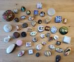 Grote Collectie - Pillendoosje (50) - Agaat, Emaille, Glas,, Antiquités & Art, Curiosités & Brocante