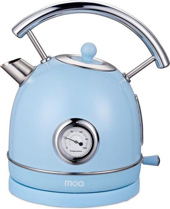 2dekans | MOA Waterkoker Retro - 1.8L - RVS - BPA vrij -, Electroménager, Bouilloires, Enlèvement ou Envoi