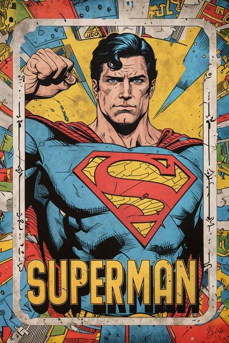BLAKE - Superman Card Collection V.Color, Antiek en Kunst, Kunst | Schilderijen | Modern