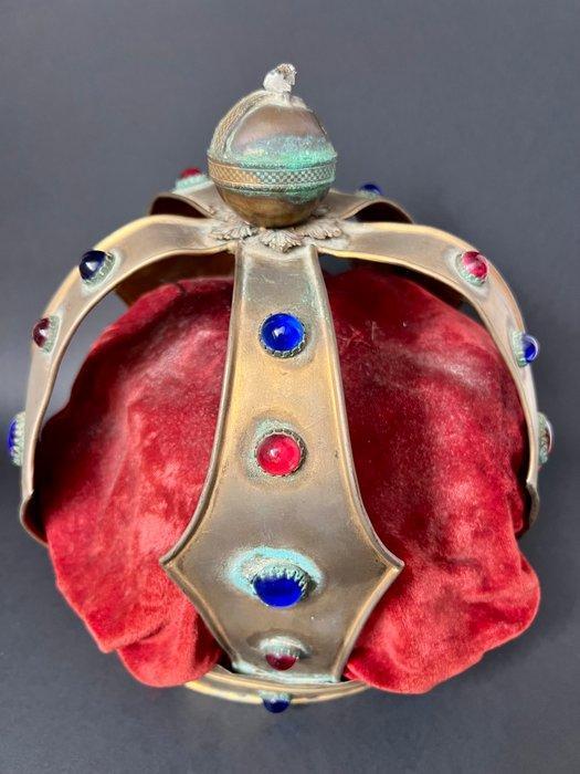 Grande Couronne Liturgique - 28 cm - Koper, Messing -, Antiek en Kunst, Kunst | Niet-Westerse kunst